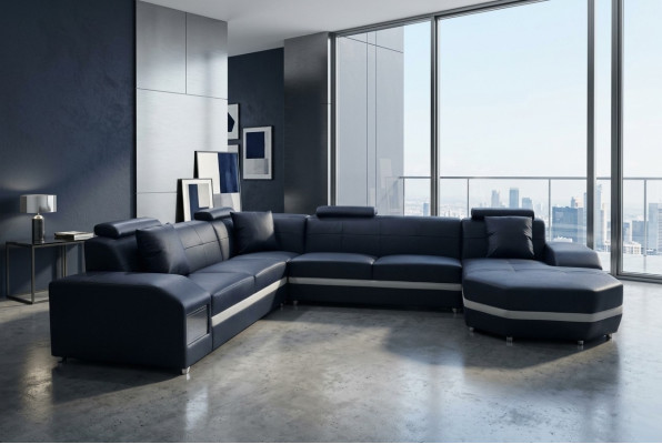 Sofa Corner Sofa Design Upholstered Corner Couch Couch Living Landscape Corner Suite U-Form +USB