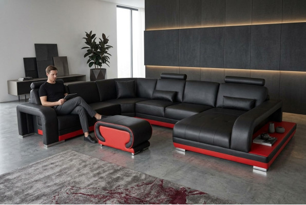 Sofa Corner Sofa Design Upholstered Corner Couch Living Landscape Corner Suite Couch U-Shape +USB