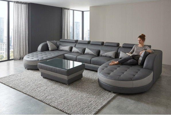 Sectional sofa design corner set corner couch sofa couch upholstery living landscape table USB