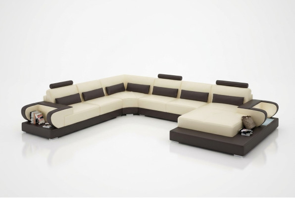 Leather sofa with USB, couch living landscape corner sofa corner set design modern sofa
