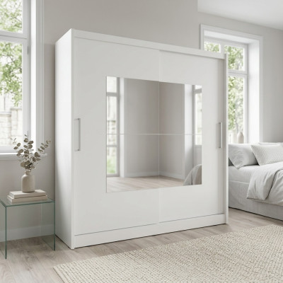 Design clothes wardrobe sliding cabinets wood floating doors wardrobe 180cm