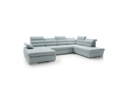 Corner sofa U-shape sofa set with sleeping function living area sofa couch upholstery