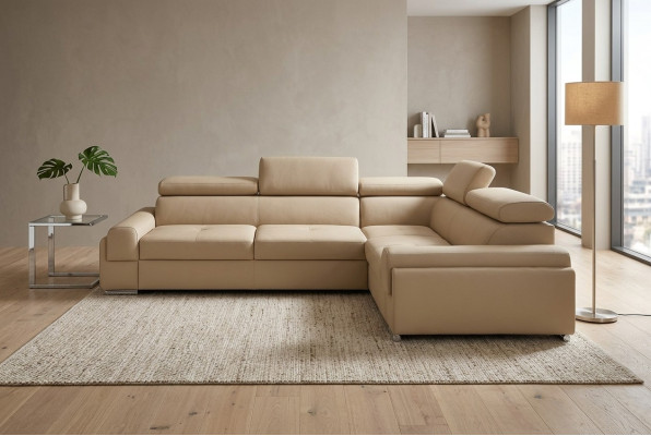 Design corner sofa couch leather textile upholstery multifunction sofas living landscape new