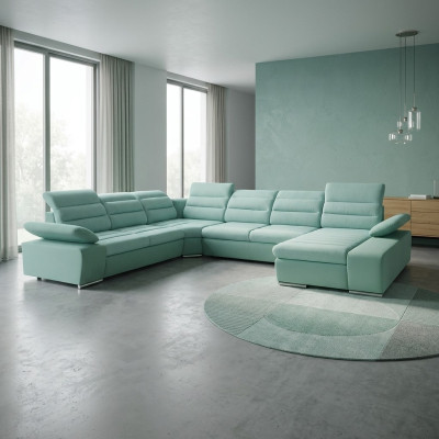 Sectional U-shaped corner sofa with sleep function sofa couch new corner sofa