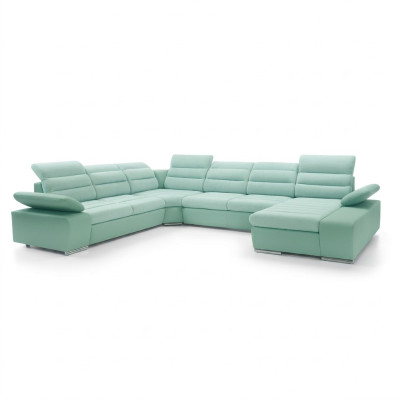 Sectional U-shaped corner sofa with sleep function sofa couch new corner sofa