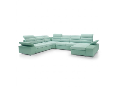 Sectional U-shaped corner sofa with sleep function sofa couch new corner sofa