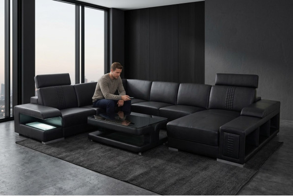 Corner sofa design upholstery corner suite corner couch sofa living landscape couch table USB