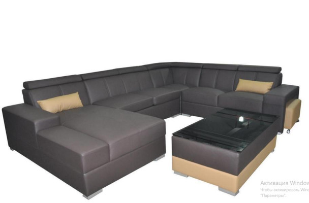 Modern sofa set couch corner seating area leather couch upholstery living landscape USB