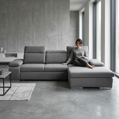 Corner sofa L-shape gray corner sofa corner couch with bed storage sofa living landscape sofas