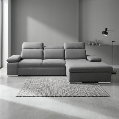 Corner sofa L-shape gray corner sofa corner couch with bed storage sofa living landscape sofas
