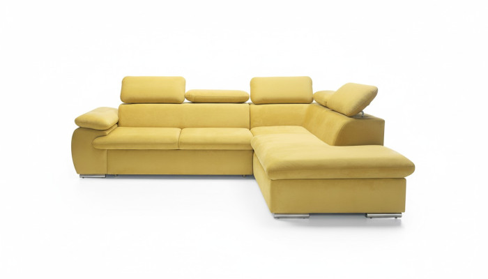Design corner sofa L-shape sofa couch upholstered sleeper sofa fabric bed function sleep
