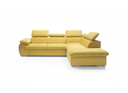 Design corner sofa L-shape sofa couch upholstered sleeper sofa fabric bed function sleep