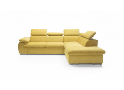 Design corner sofa L-shape sofa couch upholstered sleeper sofa fabric bed function sleep