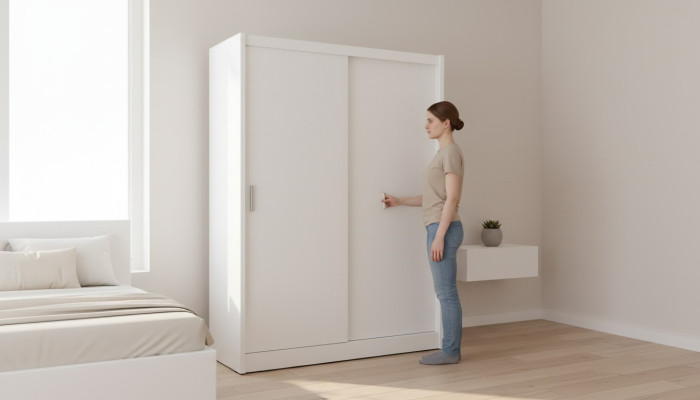 Multipurpose Shelves 150cm Wardrobe Shelf Storage Closet Wardrobe New