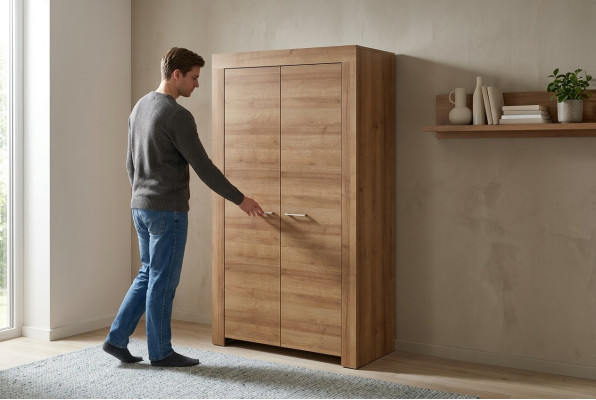 Multipurpose Shelves 110cm Cabinet Shelf Storage Wardrobe Closet New