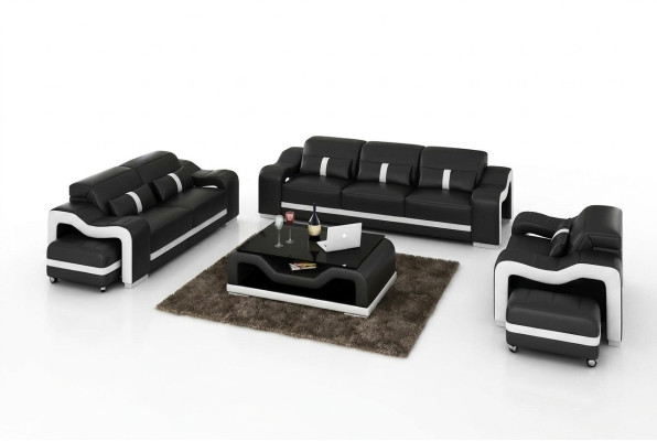 Sofa Set Modern Couch Sofa Seating 3+1+1 Complete Set New Living Room