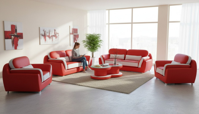 Upholstered Sofa Couches Sofas Couch Set Design Sets 4-piece Sets USB