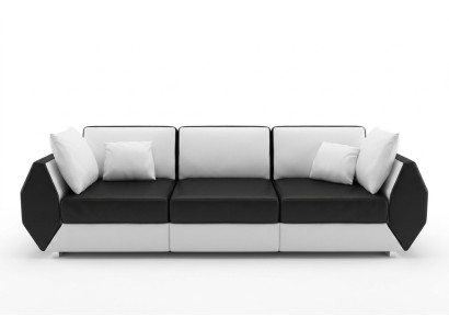 Leather Sofa Couch Sofa Set 3+3 Seater Suite Design Modern Sofa Set USB New