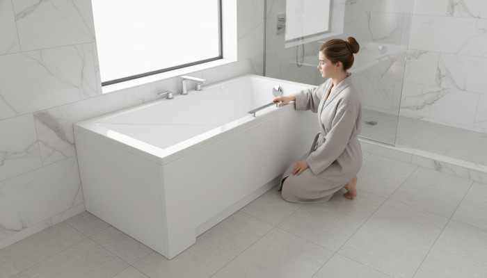 Rectangular bathtub design tub cladding acrylic tub various sizes
