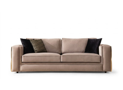 Sofa 3-seater fabric sofas couch upholstery furniture luxury modern three-seater new