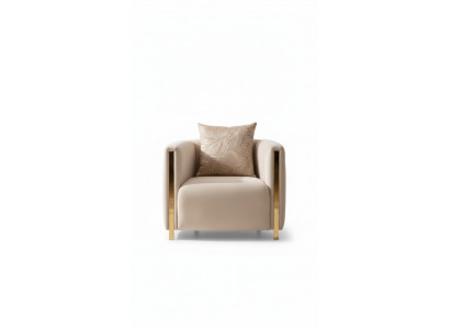Armchair Upholstery Seat Design Couch Armchair Relax Lounge Fabric Luxury Living Room