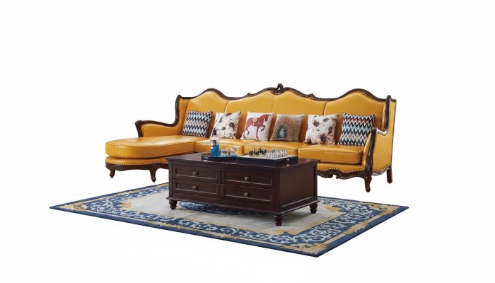 Classic Corner Couch Yellow Empire Couch Sofa Leather Sofa Sofas Couches
