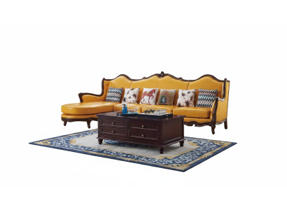 Classic Corner Couch Yellow Empire Couch Sofa Leather Sofa Sofas Couches