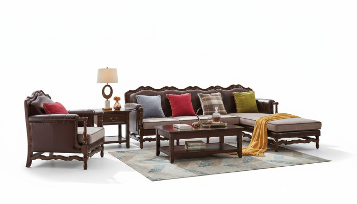 American Furniture 1800 Style Colonial Style Living Room Furniture Sofa Set