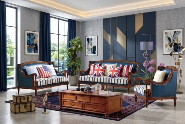 American sofa set leather sofa couch upholstery 321 seater wood empire furniture