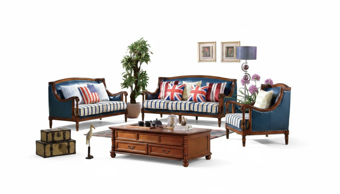 American sofa set leather sofa couch upholstery 321 seater wood empire furniture
