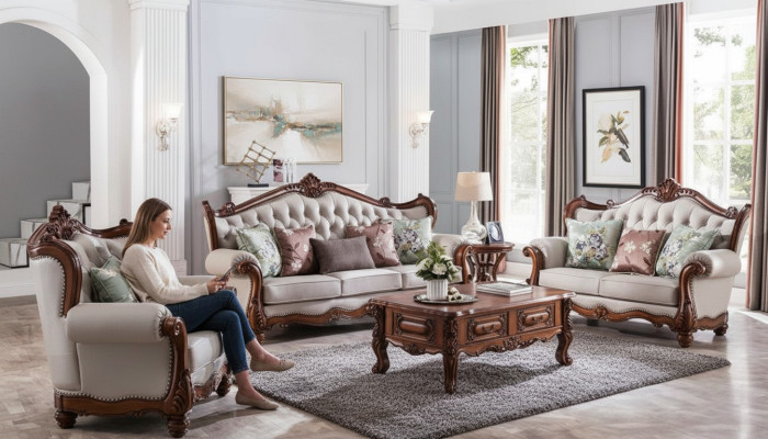 Sofa set 3+2+1 seat group sofa armchair sofas classic set