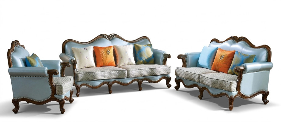 Luxury Furniture Sofa Set 3+2 Seater Sofa Couch Set Couch Armchair