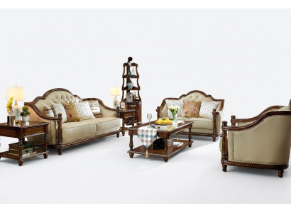 Sofa set 3+2+1 seater sofa couch set leather couches classic