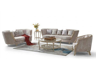 Luxury sofa set hotel furniture sofa couch elegant style fabric sofa