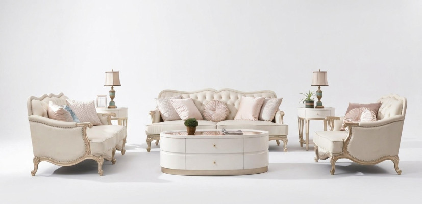 Living room sofa set 3+2+1 seater set upholstered couches fabric design