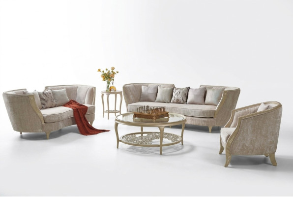 Hotel furniture upholstery sofa set fabric sofa classic couch 321