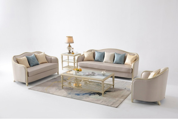 Set Design Sofas Sofa Set 3+2+1 Seater Couches Fabric Modern Sofa