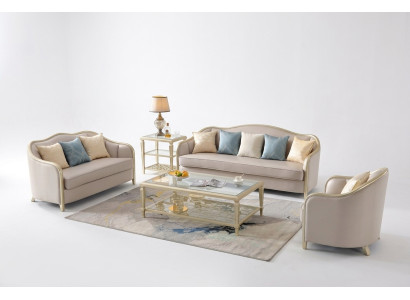 Set Design Sofas Sofa Set 3+2+1 Seater Couches Fabric Modern Sofa