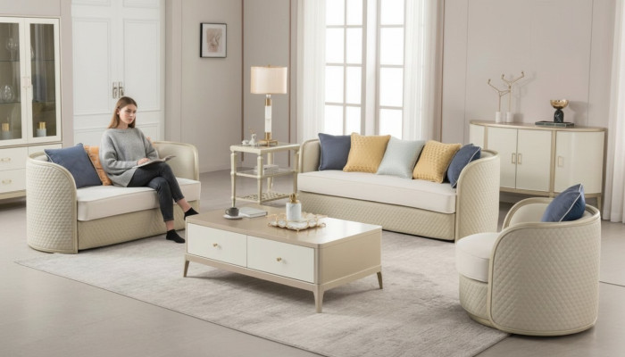 Fabric sofa set 3+2+1 seater set designer sofa couches modern