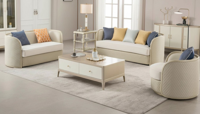 Fabric sofa set 3+2+1 seater set designer sofa couches modern