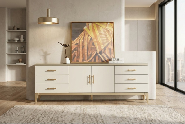 Sideboard dresser designer luxury cabinets wood white dressers cabinet