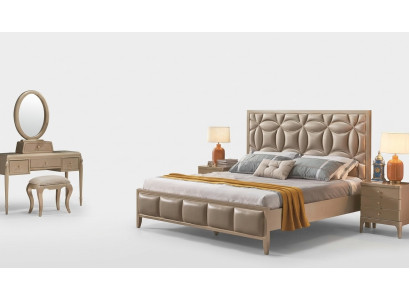 Upholstered Beige Double Beds Bed Beds Double Bed Bedroom