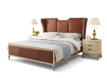 Luxury Bed Brown Beds Bed Frames Double Modern Double Bed Bedroom New