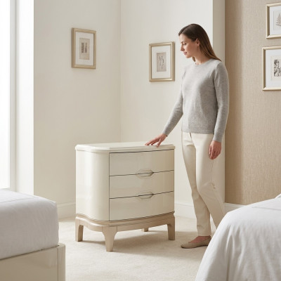 Modern bedside table side table white design nightstand night console
