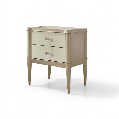 Nightstand side table table wood tables furniture nightstands beige bedroom