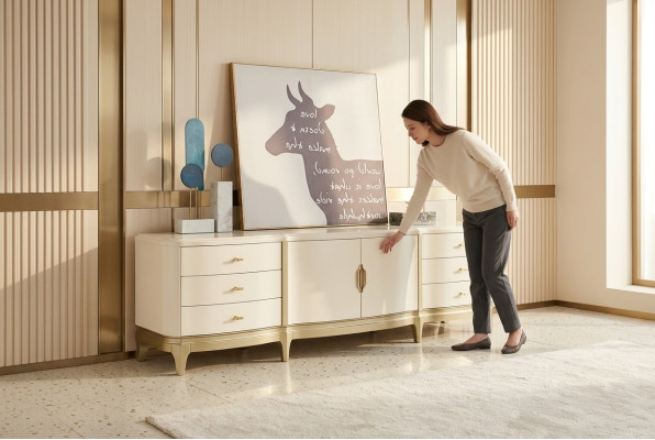 Sideboard Cabinet Shelf Furniture Wooden Cabinet White Sideboard Dresser