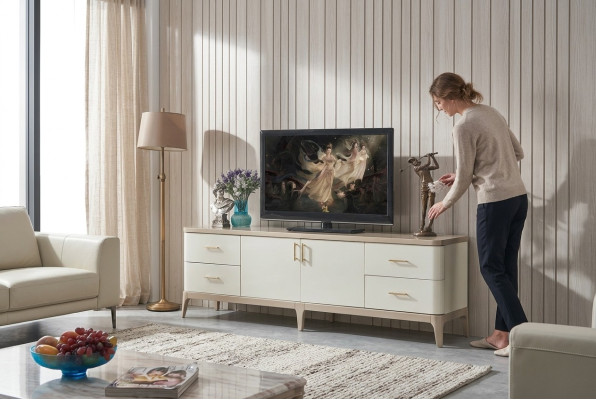 TV cabinet lowboard furniture cabinets living room sideboard white dresser sideboards