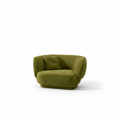 Chair Seat Green Prianera Design Living Room Upholstered Single-Seater Furniture Luxury Style