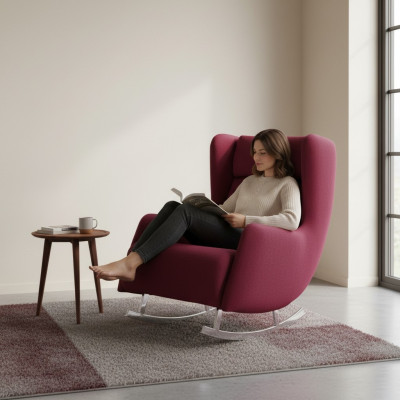 Luxury Armchair Upholstery Luxury Italian Style Solid Wood Modern Furniture Single Seater