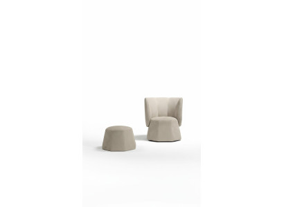 Stool Design Wood Italian Furniture Luxury Living Room Modern Footstool Gray New